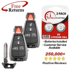 2 For Chrysler 300 Keyless Entry Remote Key Fob IYZ-C01C