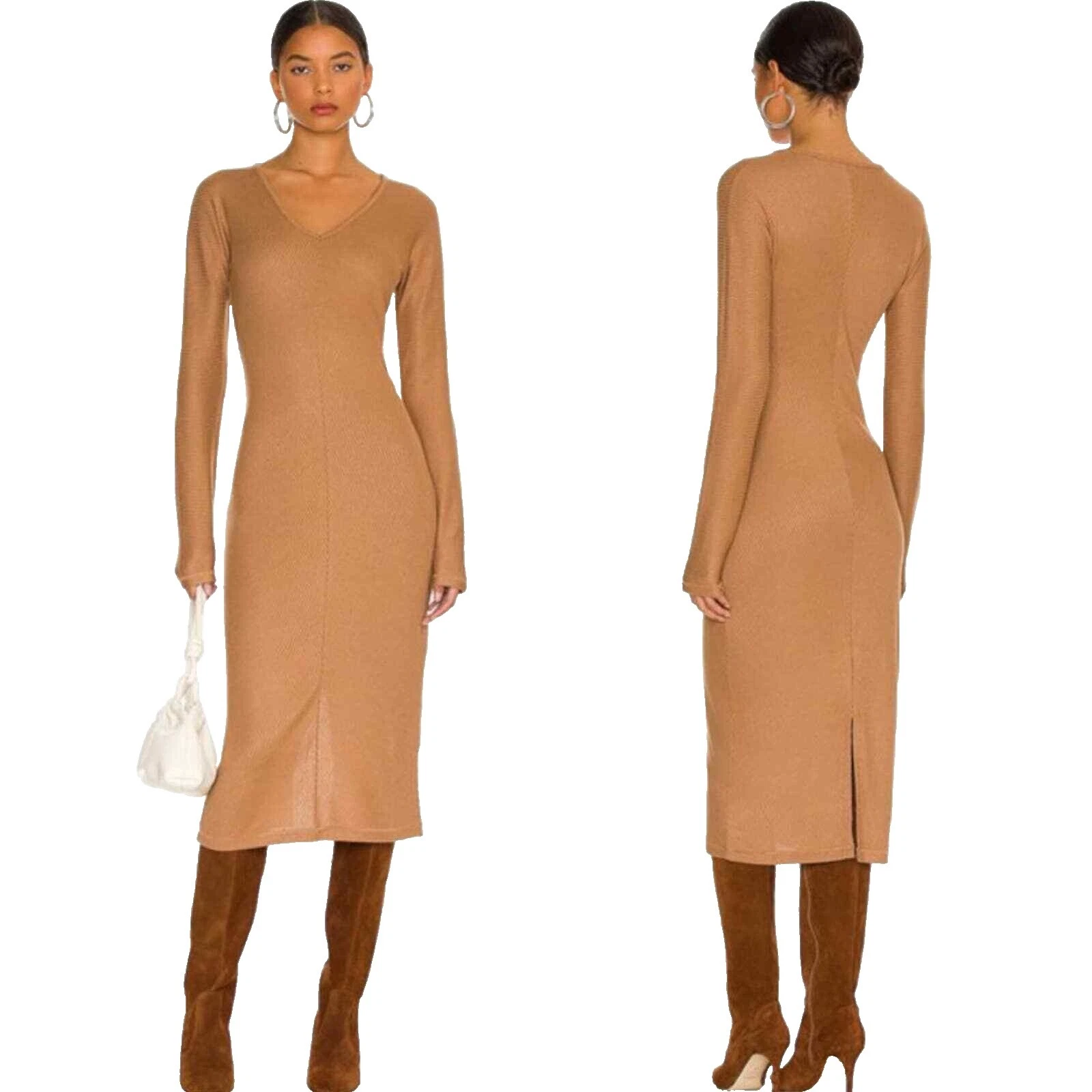 Long Sleeve Sheath Formal Women's Midi