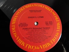 Cheryl Lynn – Fidelity 12" Single PROMO 1985 Electronic, Funk / Soul
