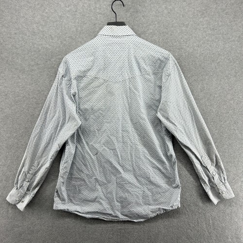 Rafter C Shirt Mens Size Large Blue Long Sleeve Pearl Snap Western Flex - Picture 8 of 11