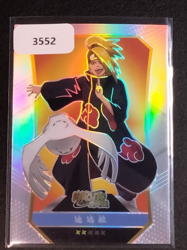 Naruto Thick SSR Deidara Trading Card Anime CCG TCG | eBay