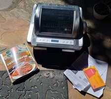 Ronco Showtime Rotisserie & BBQ Cooking Oven EZ Store Model NWOB w Recipe Book