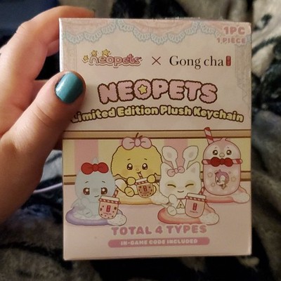 World of Neopets x Gong cha Limited Edition Shoyru Plush Keychain KP0001