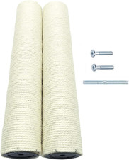 SHENGOCASE 2-Pack 17.7" L, 2.75" Cat Tree Tower Accessories Replacement Post w