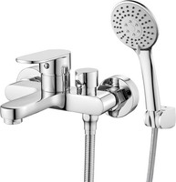 Badewannenarmatur Mischbatterie Chrom Mit Handbrause Duschkopf 3 Funktionen