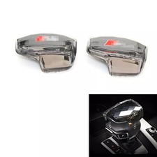 Cubierta de perilla de cambio de marchas con mango de cristal con pegatina para Audi A4 A6 Q5 A5 Q7 Q8 A8