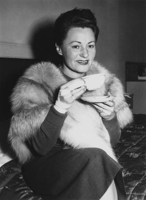 English musician Ivy Benson recovers at British Hostel in Berlin G- Old Photo