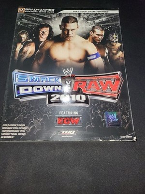 WWE SmackDown vs. Raw 2010 Brady Games PS3 XBOX 360 PSP Wii Strategy Guide EXMT