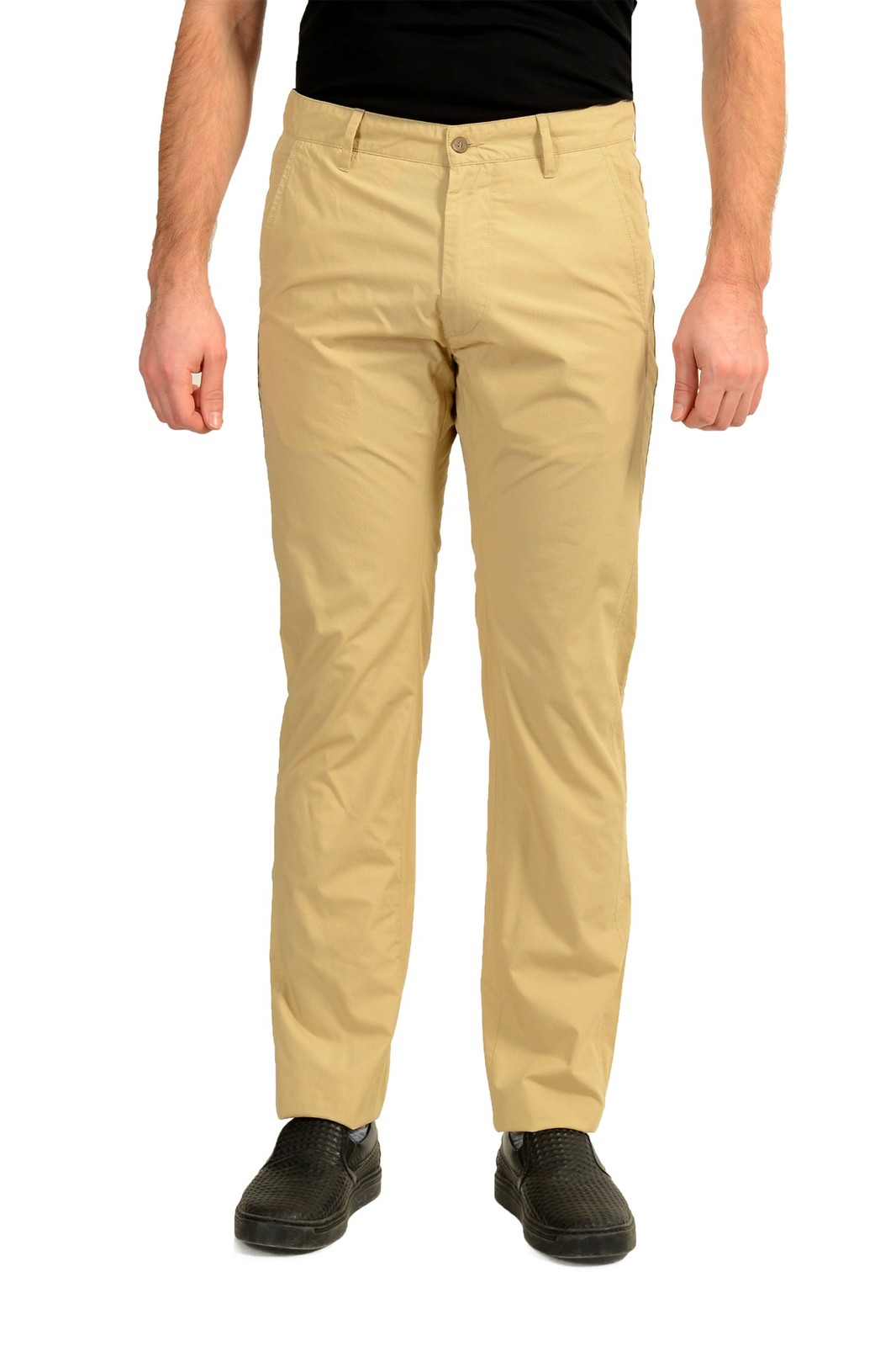 Just Cavalli Mens Light Brown Straight Leg Flat Front Casual Pants US 34 IT 50 13290₽