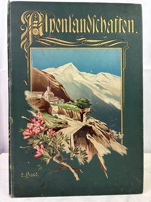 Alpenlandschaften. Ansichten aus der dtsch,öst,schweiz. franz. Gebirgswelt Bd. 2 - Bild 1 von 4