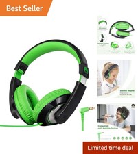 Portable Foldable Kids Headphones with Sound Isolation for School and Travel