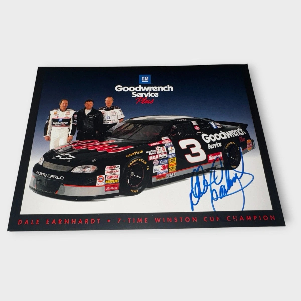 Dale Earnhardt NASCAR Original Autographed Photos for sale | eBay