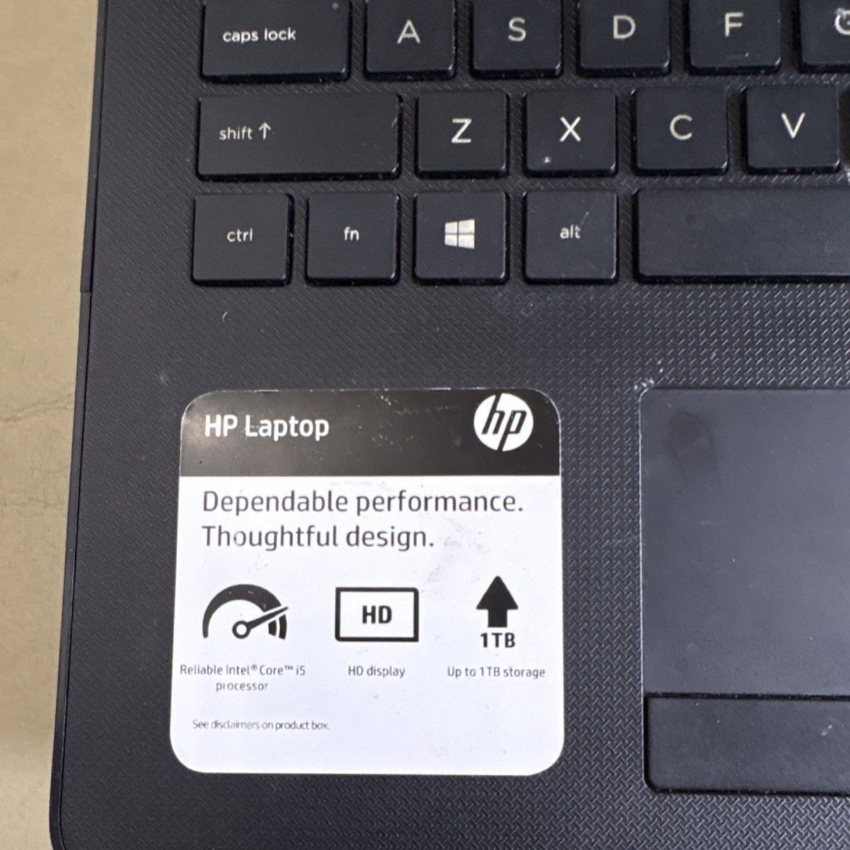 HP Intel Core i5 7th Gen. 15.6