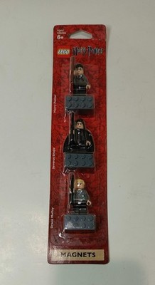 LEGO HARRY POTTER SERIES MAGNET MINI FIGURES 852983 Severus SNAPE Draco MALFOY