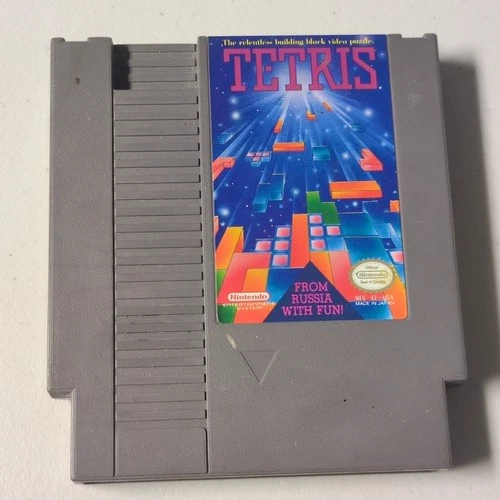 Nintendo Tetris Puzzle Game NES Cartridge NTSC-U/C - Untested