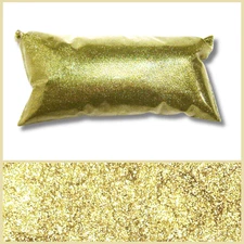 Bright Gold Extra Fine Glitter - .004'' Premium Polyester, Solvent-Resistant
