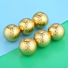 6Pcs/Lot Golden Golf Balls Dupont Surlyn Cover Golf Lover Gift Collect Golf Ball