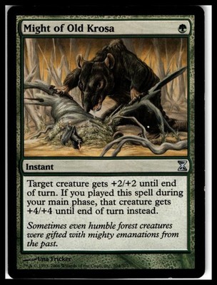 Time Spiral #204 Might of Old Krosa