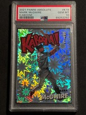 2021 Panini Absolute MARK MCGWIRE Kaboom! PSA 10 Gem Mint Pop 5