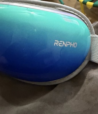 RENPHO Eyeris 1 Electric Eye Massager Heated Cordless Multispeed Blue/Green