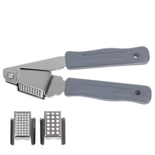 Primpol Knoblauch- und Zwiebelpresse, Presse, Zerkleinerer, Stahl, Farben