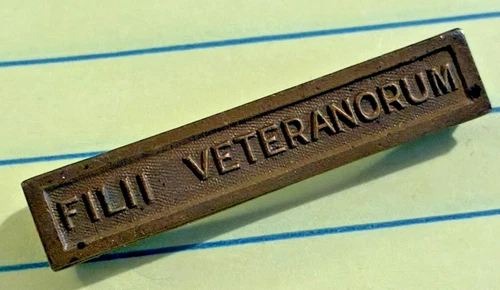 FILII VETERANORUM PIN SECTION ONLY - SONS OF UNION VETERANS OF THE CIVIL WAR