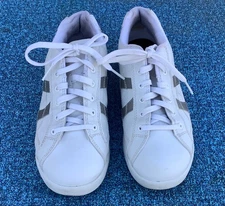 AMF Bowling Shoes Junior’s Size US 5 EU 37.5 UK 4.5 White Leather Lace Up