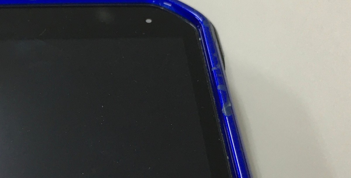KYOCERA TORQUE G03 KYV41 Cell Phone Blue SIM-unlocked Very Good OD