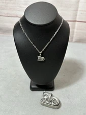 Torino Pewter Kitty Cat Earrings & Brooch Set Box