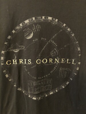 Chris Cornell Solar System T-Shirt New W/ Tags
