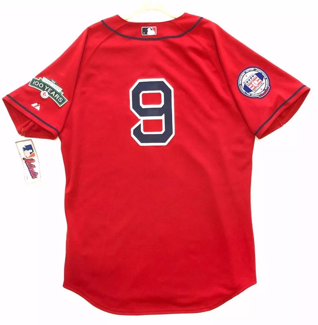 BOSTON STRONG`RED SOX 2013 Majestic Throwback Jersey Customized