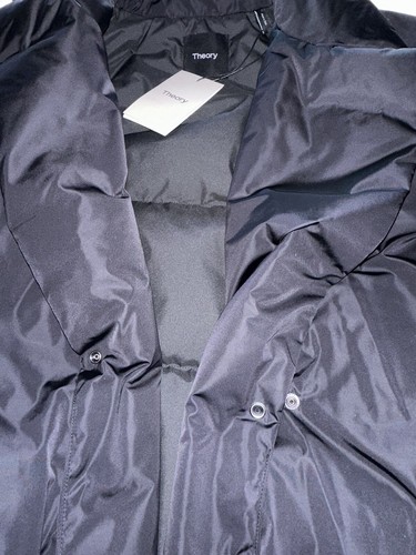 nwt 695.00 Theory Puffer Wrap Down Coat sz S - Picture 5 of 6