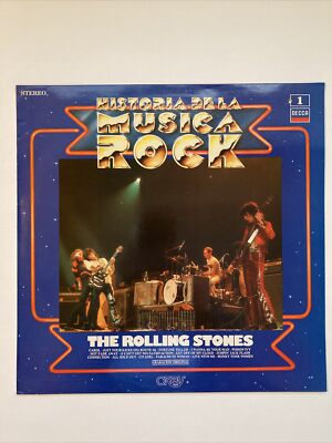 1981 The Rolling Stones - Historia De La Musica Rock Decca 9-LPO-01 Import