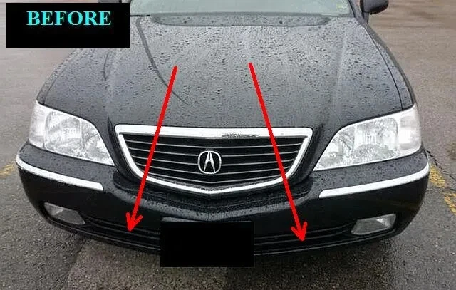 SE ADAPTA A ACURA RL 1999-2004 MOLDURA CROMADA PARA PARRILLA INFERIOR 2000 2001 2002 2003 Foto 3 de 4