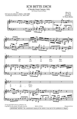 Ich Bitte Dich CME Beginning Series Johann Sebastian Bach
