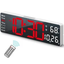 DIGITAL CLOCK DIGITAL WALL CLOCK FOR LIVING ROOM DECOR DESK ALARM CLOCK FOR BEDR
