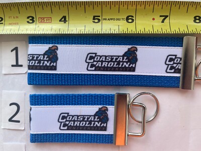 Coastal Carolina Keychain College Fob Stocking Stuff Gift 4 Him Her Chanticleers