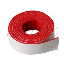 Red and White Piano Spring Rail Felt Strip for Piano Repair Parts 130x1.9cm
