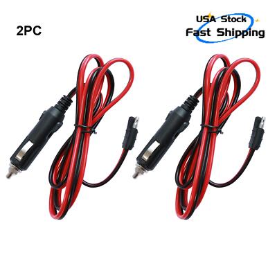 2PC HKN9407 DC Power Cord Cable Lighter Adapter For CDM1250 GM300 CM300 Radio