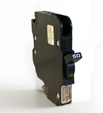 FPE Challenger Federal Pacific NC150 NC50 1P 50A 120V Stab-lok Breaker Black