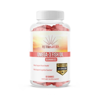 California Essential Omega-3 Fish Oil Gummies Heart Support Dietary Supplement