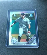 Aaron Schunk 2019 BOWMAN CHROME DRAFT REFRACTOR 1st YEAR 