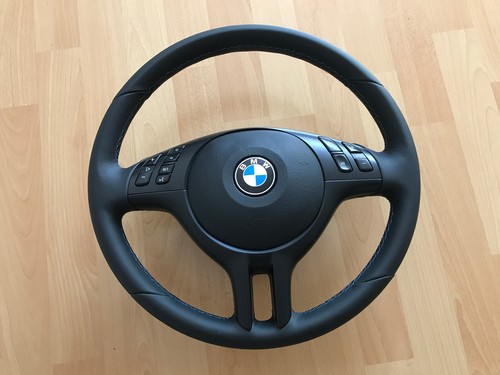 Original SPORT Lederlenkrad Lenkrad BMW E38 E39 E46 E53 Neu Leder OHNE TAUSCH - Bild 3 von 17