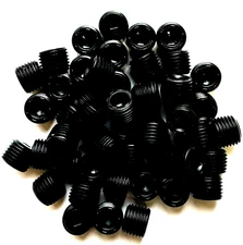 1/4-18 x 7/8"  THREAD SOCKET PIPE PLUG - ALLOY STEEL - BLACK OXIDE - 50 PIECES