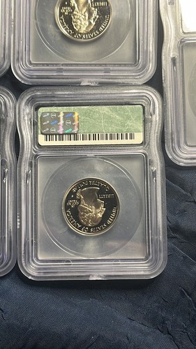 2002 S State Quarter 25c 5 Coin Proof Set ICG PR 70 DCAM - Picture 13 of 14