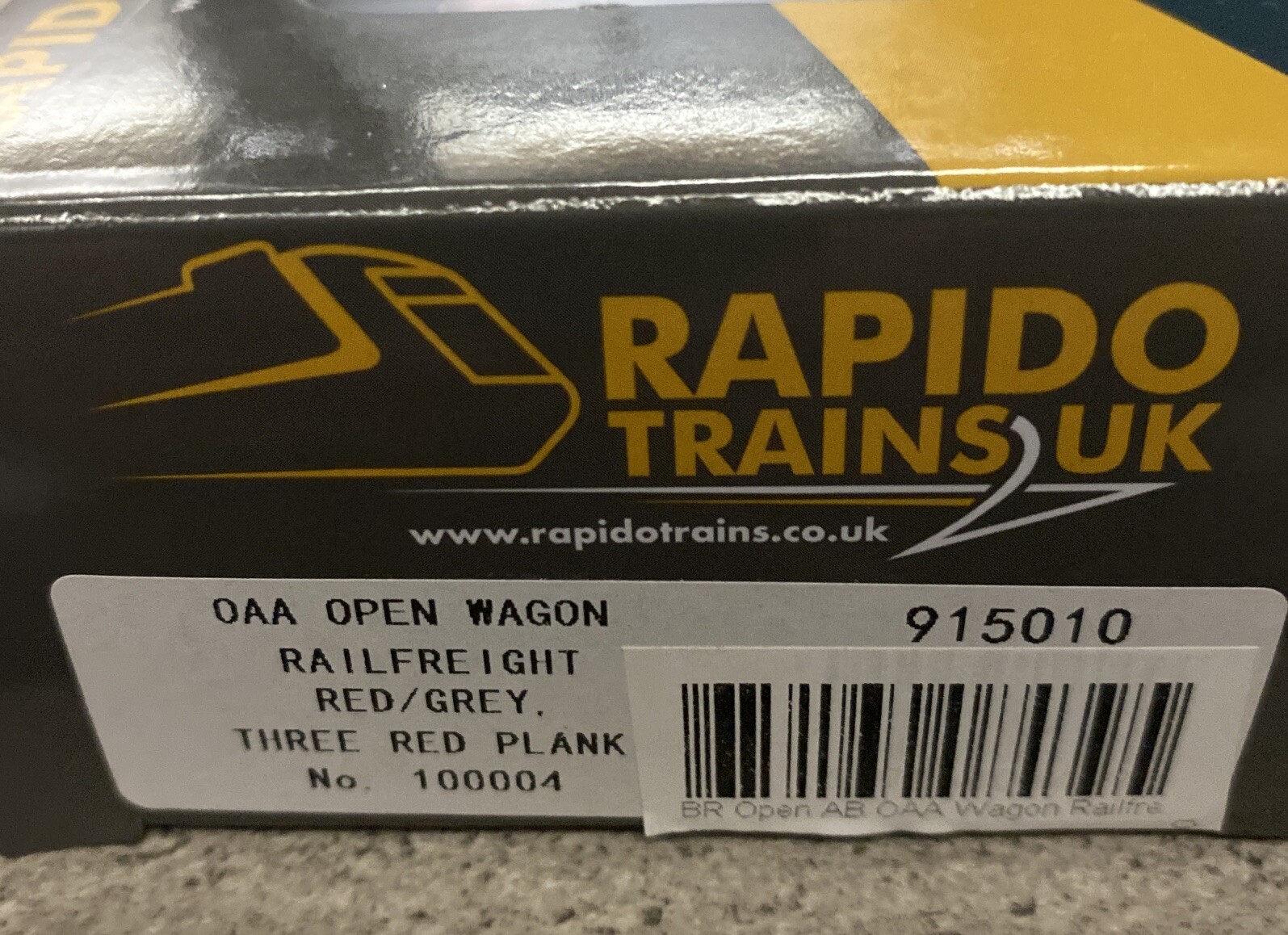 Rapido Trains 915010 OO Gauge OAA No. 100004 Railfreight red/grey for ...