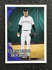 ESMIL ROGERS #376 2010 Topps Baseball RC Rookie Card QTY Colorado Rockies