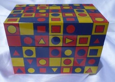 VTG 70"s Recipe Box Atomic Kitchen Mod Kitschy Metal Tin 5.25X 3.5