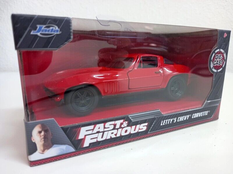 Fast and Furious Letty's Chevy Corvette 1/32 Jada Toys Nuova scatola originale