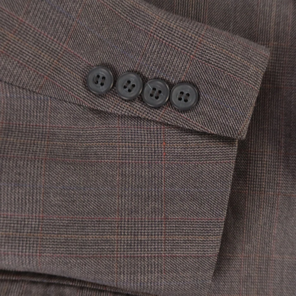 Chaqueta John Alexander M Gris Príncipe de Gales Cuadros Glen Lana Worsted 40R Foto 4 de 4